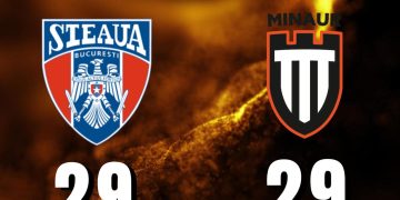 Egal tensionat la București. CS Minaur vine cu un punct din capitală