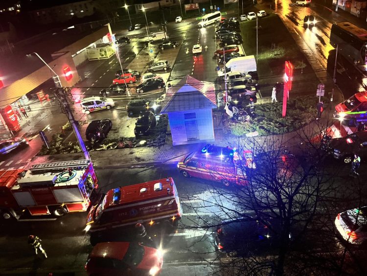 Accident grav în zona Minerilor din Baia Mare: Două autoturisme implicate