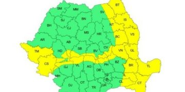 Vânt puternic și ploi torențiale în România, avertizează ANM. Rafalele vor ajunge și la 50-60 km/h