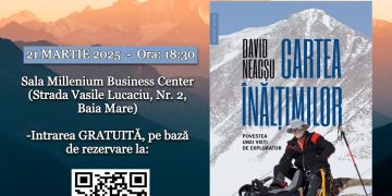 Baia Mare găzduiește un eveniment unic: „Suflet de munte – Viața unui om care a îndrăznit să viseze”. Invitat special: David Neacșu