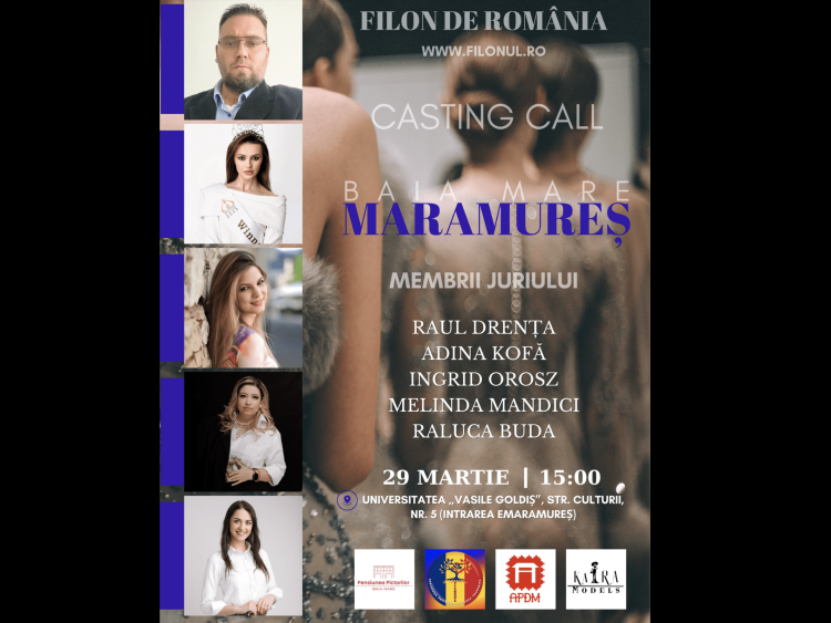 Casting Filon de România la Baia Mare – Cine face parte din juriu