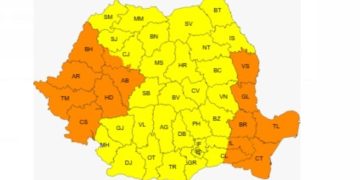 COD GALBEN de vânt și vijelii în Maramureș în următoarele ore