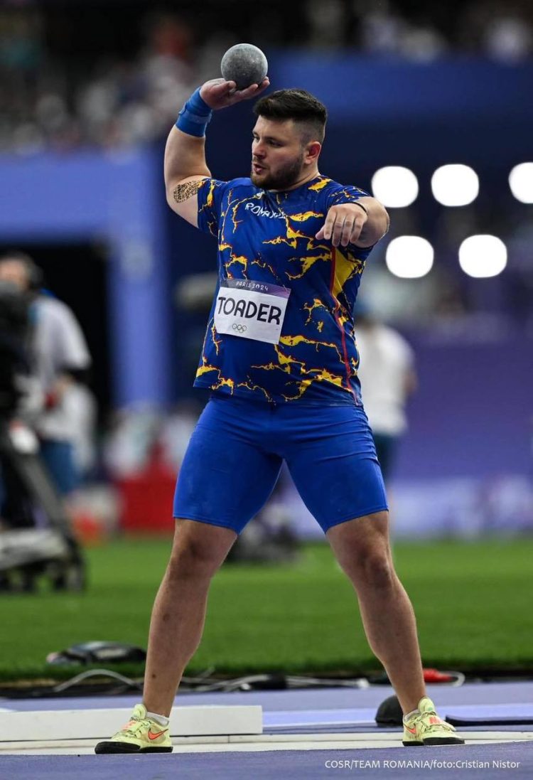 Atletul Rareş Toader, aur la aruncarea greutăţii, la Campionatul European indoor. ”Aur după 52 de ani. Felicitări, Rareş!”