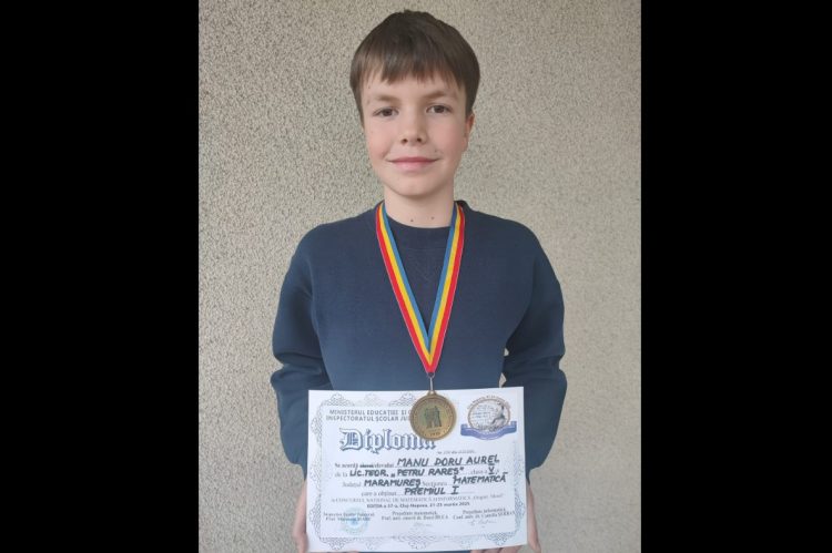 Excelență în educație: Elev din Târgu Lăpuș, campion la Matematică și Informatică