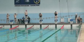 Competiție de înot la Bazinul Olimpic Gheorghe Demeca. Au participat 13 polițiști