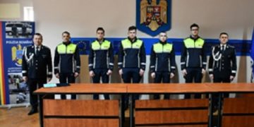 Cinci agenți de poliție au depus jurământul la IPJ Maramureș