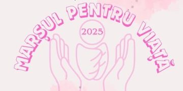 Procesiune de celebrare a vieții la Vișeu de Sus