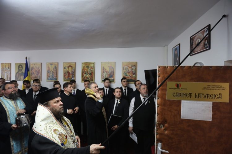 A fost binecuvântat cabinetul de Practică Liturgică din cadrul Domeniului de Teologie Ortodoxă a Centrului Universitar „Nord”