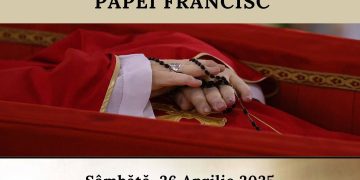Rugăciune pentru Papa Francisc, la Baia Mare. Sfânta Liturghie oficiată de PS Vasile Bizău