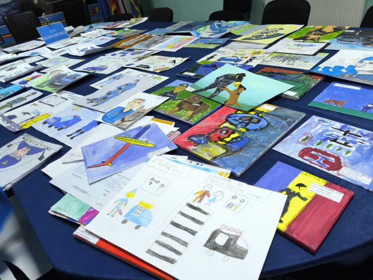 Ziua Jandarmeriei Române. Clasamentul concursului de desene de la IJJ Maramureș