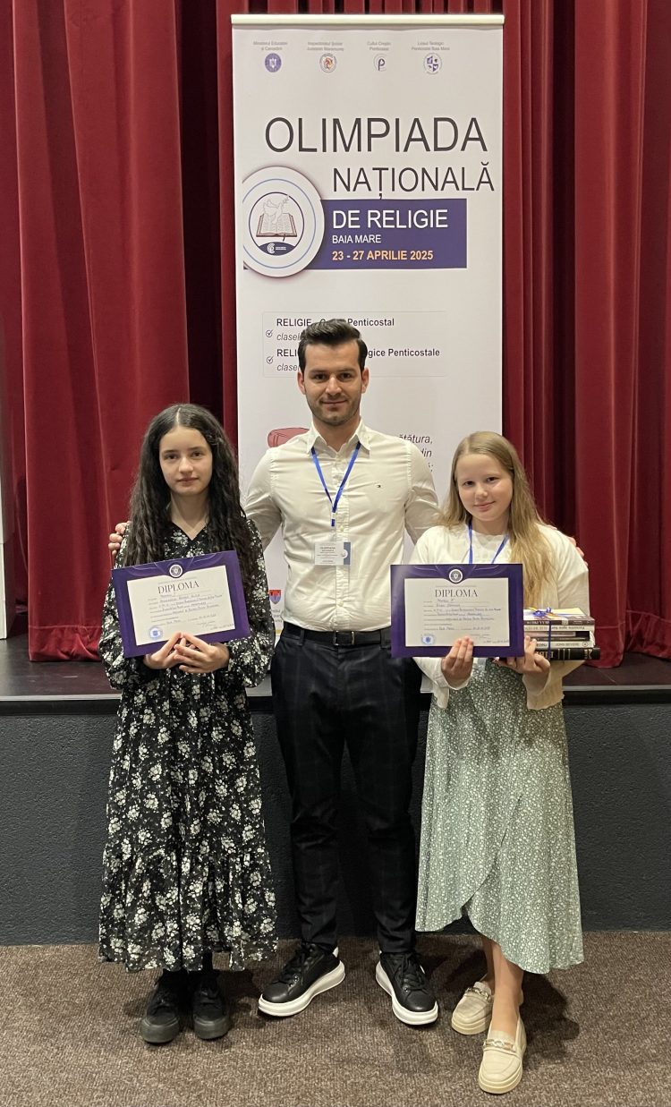 Performanțe de excepție pentru Școala Profesională Poienile de Sub Munte la Olimpiada Națională de Religie, Cultul Penticostal