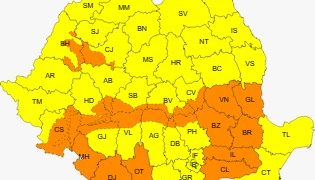 Maramureșul, sub avertizări de vânt și ninsori viscolite