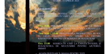 Procesiunea „Prin Cruce Spre Lumină”, organizată în comuna Groșii Țibleșului