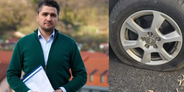 Deputatul Brian Cristian, victima unui act de vandalism: „Nu pot fi intimidat!”