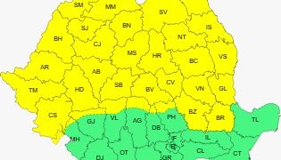 Se întoarce iarna. Frig și cod galben de viscol la munte