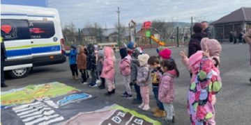 Educație rutieră la Liceul Tehnologic Marmația din Sighet și la Grădinița din Asuaju de Sus