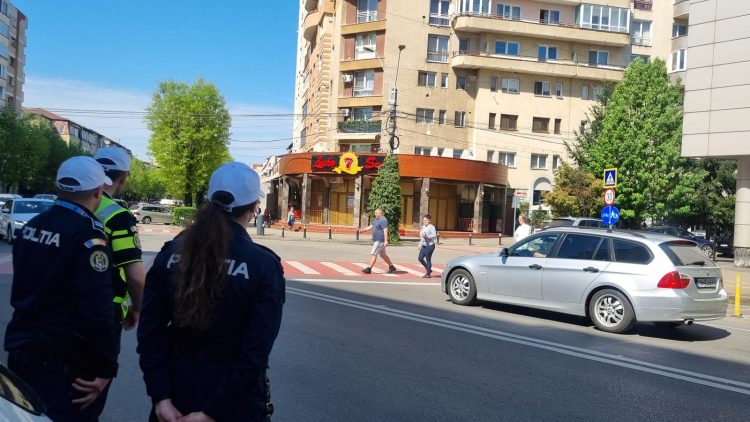 Acțiunea Blocada în Baia Sprie. 24 de autovehicule controlate timp de două ore