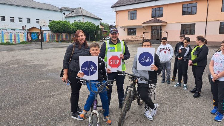 Mesaje preventive, pe tricouri, la Sighetu Marmației, în Săptămâna verde