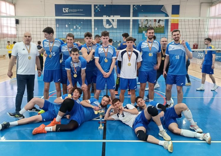 Volei. Radu Tănase și Alexandru Urian, campioni naționali universitari