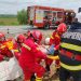 Exercițiu tactic organizat de ISU Maramureș. A fost simulat un accident rutier grav