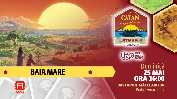 Colonizatorii se adună la Baia Mare – Începe aventura Catan!