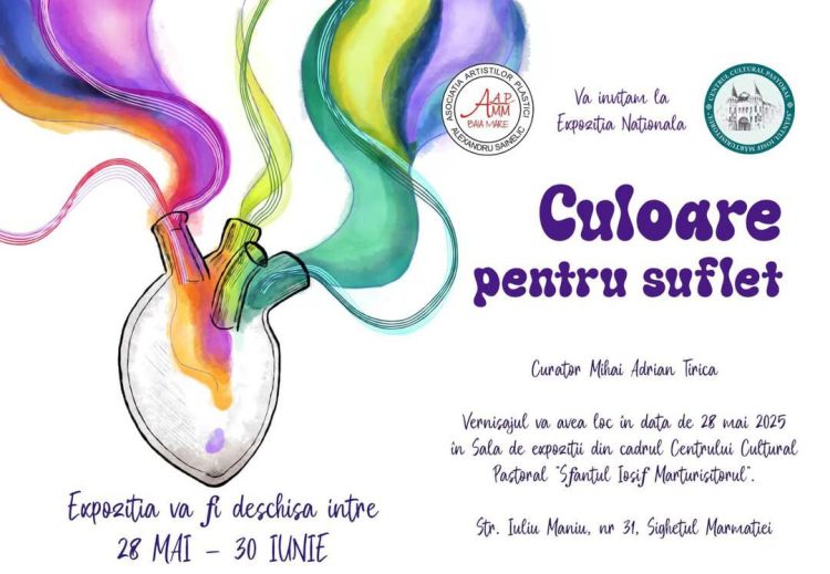 Expoziție națională, „Culoare pentru suflet”, la Centrul Cultural Pastoral Sfântul Iosif Mărturisitorul din Sighetu Marmației