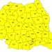 Cod galben de ploi torențiale și vijelii. Alertă meteo de furtuni în toate județele