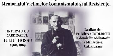Interviul cu Cardinalul Iuliu Hossu, realizat în anii 1968, 1969, proiecție video la Memorialul Victimelor Comunismului și al Rezistenței din Sighet