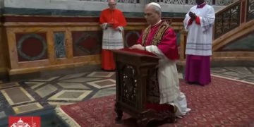 Papa Leon, la mormântul sfântului Paul. Iubirea lui Dumnezeu, la rădăcina oricărei vocații