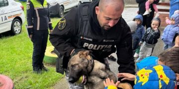 Polițiștii băimăreni, alături de cei mici la final de săptămână