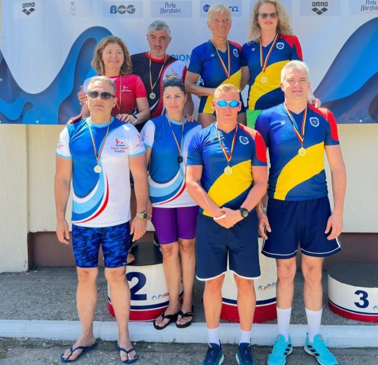Gold Stars Baia Mare a obținut rezultate remarcabile la Campionatele Naționale de Înot Masters