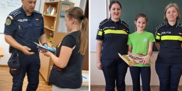 La final de an școlar, elevi apreciați de polițiști