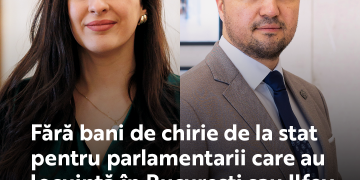 Fără chirie de la stat pentru parlamentarii care au casă în București, cea mai recentă inițiativă a deputaților USR Brian Cristian și Diana Stoica