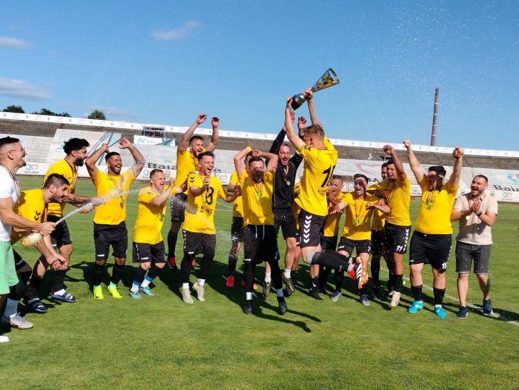 Fotbal. ACS Satu Nou de Jos, campioana Ligii 5