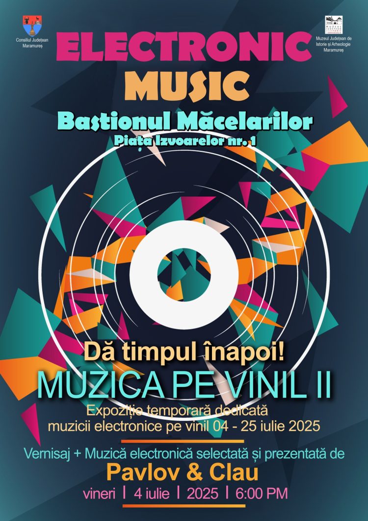 Viniluri, vibrații și vibe-uri electronice la Bastionul Măcelarilor din Baia Mare