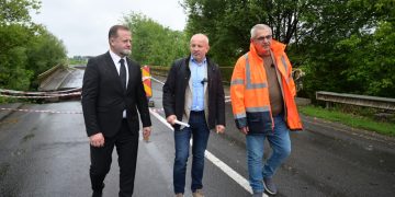 Măsuri de punerea în siguranță a podului rutier amplasat pe varianta ocolitoare a municipiului Baia Mare și a traficului rutier