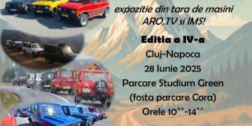 Cluj-Napoca găzduiește cea mai mare expoziție de mașini ARO, TV și IMS din țară