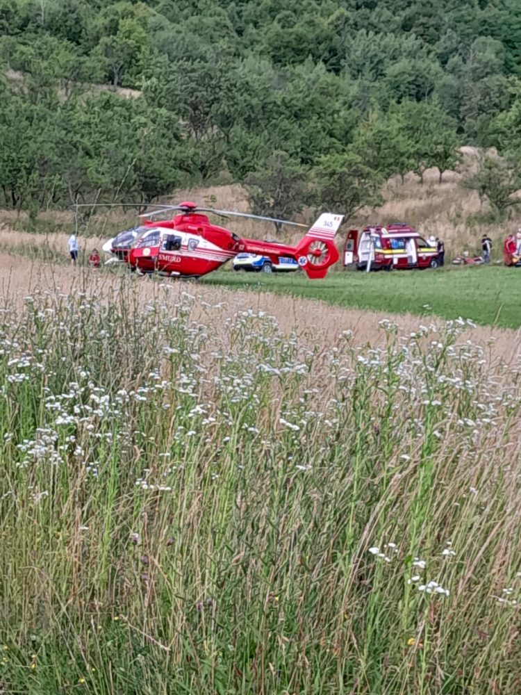 Accident grav la Bârsana: un tânăr, în stare critică după un accident cu scuterul