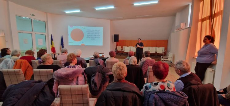 Fundația Dorel Cherecheș susține sănătatea mintală a seniorilor prin atelierul „Grija de sine”