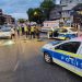 Autospecială de Poliție răsturnată în misiune