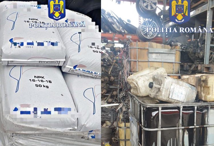 Controale la mai multe societăți comerciale din Sighetu Marmației. Polițiștii au depistat deșeuri gestionate cu încălcarea dispoziţiilor legale în domeniu