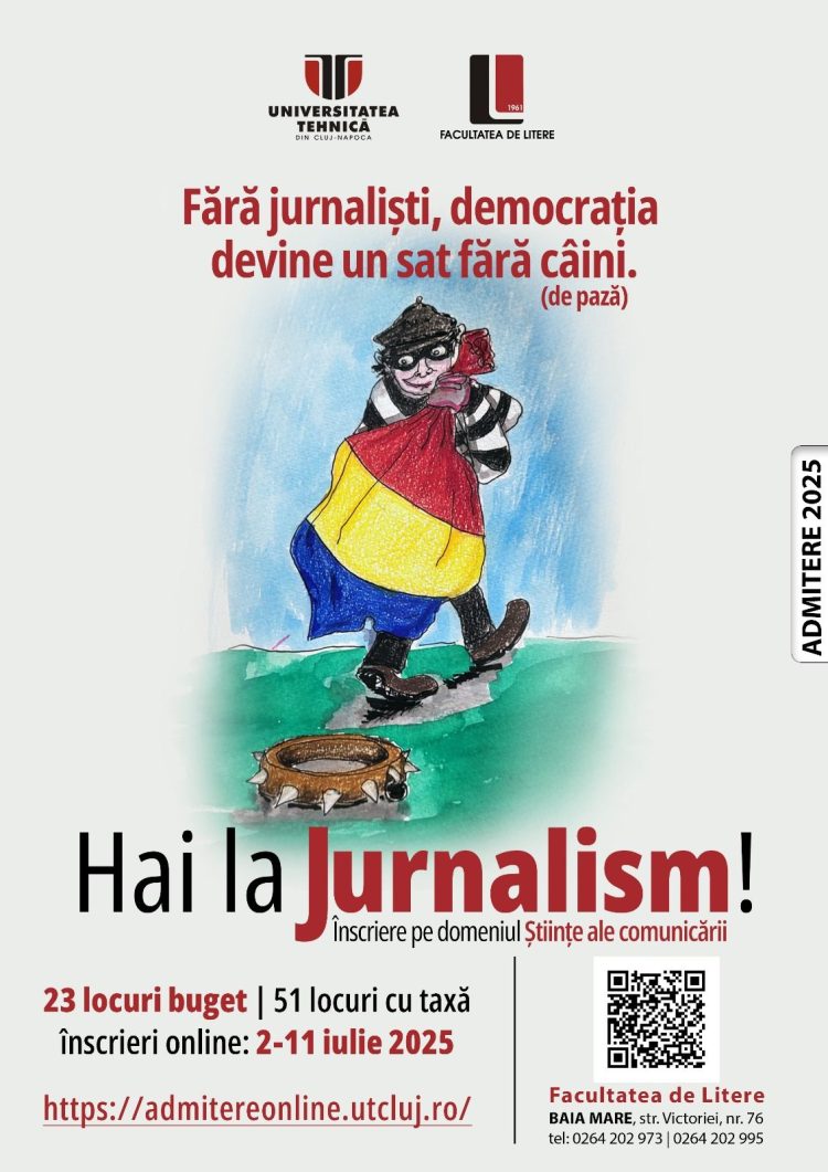 Facultatea de Litere îndeamnă tinerii să devină „câinii de pază” ai democrației: Admitere la Jurnalism, 2025