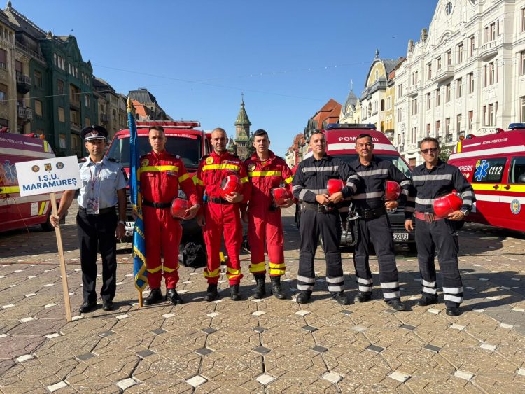 Echipa ISU Maramureș, la Competiția Națională de Descarcerare și de Acordare a Primului Ajutor Calificat de la Timișoara
