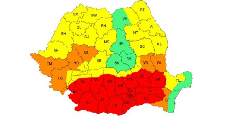 O nouă zi caniculară în Maramureș. Temperaturi maxime de până la 37 de grade Celsius