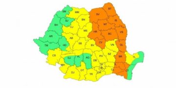 Avertizare ANM: Cod galben de ploi şi vijelii în Maramureș. Rafale de vânt de 60-70 km/h şi grindină