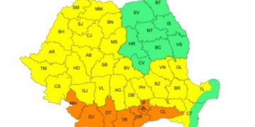 COD GALBEN. Val de căldură persistent și disconfort termic ridicat în Maramureș