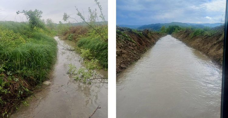 Au fost finalizate lucrările de întreținere pe râul Sarasău