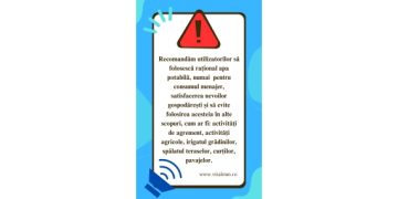 Agenția Târgu Lăpuș – Program furnizare apă potabilă