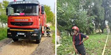 Furtună la Sighetu Marmației. Pompierii au gestionat 18 intervenții