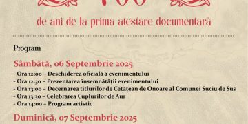 700 de ani de istorie și tradiție, sărbătoriți la Suciu de Sus